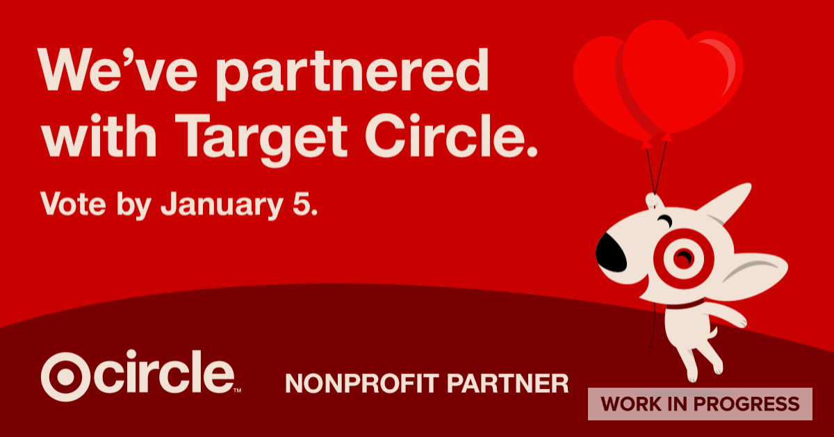Target FB post with logo